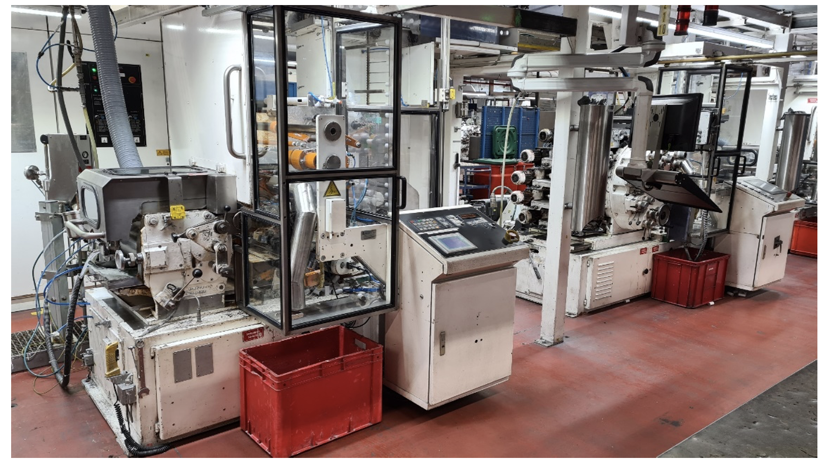 Dosenlinie 0:  Austausch der Lack- und Druckmaschine