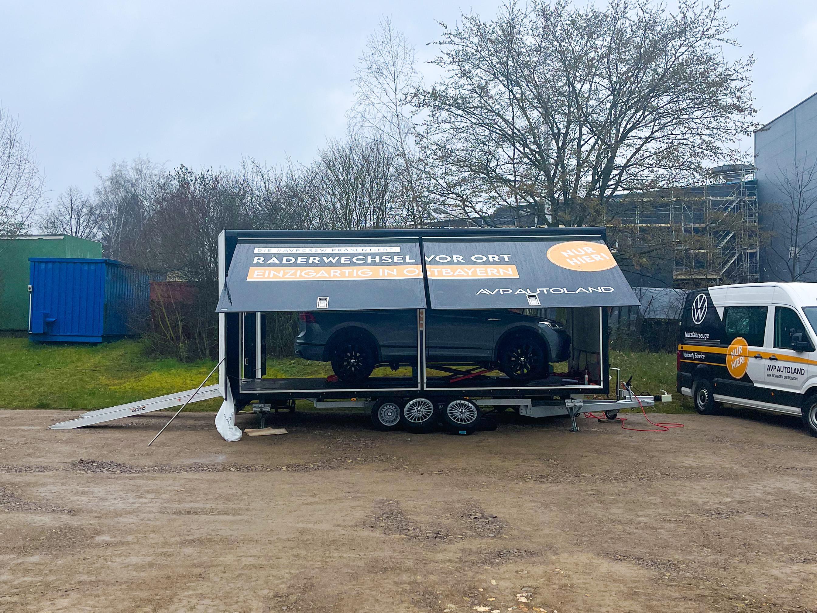 Mobiler RÃ¤derwechsel fÃ¼r unsere Firmenfahrzeuge