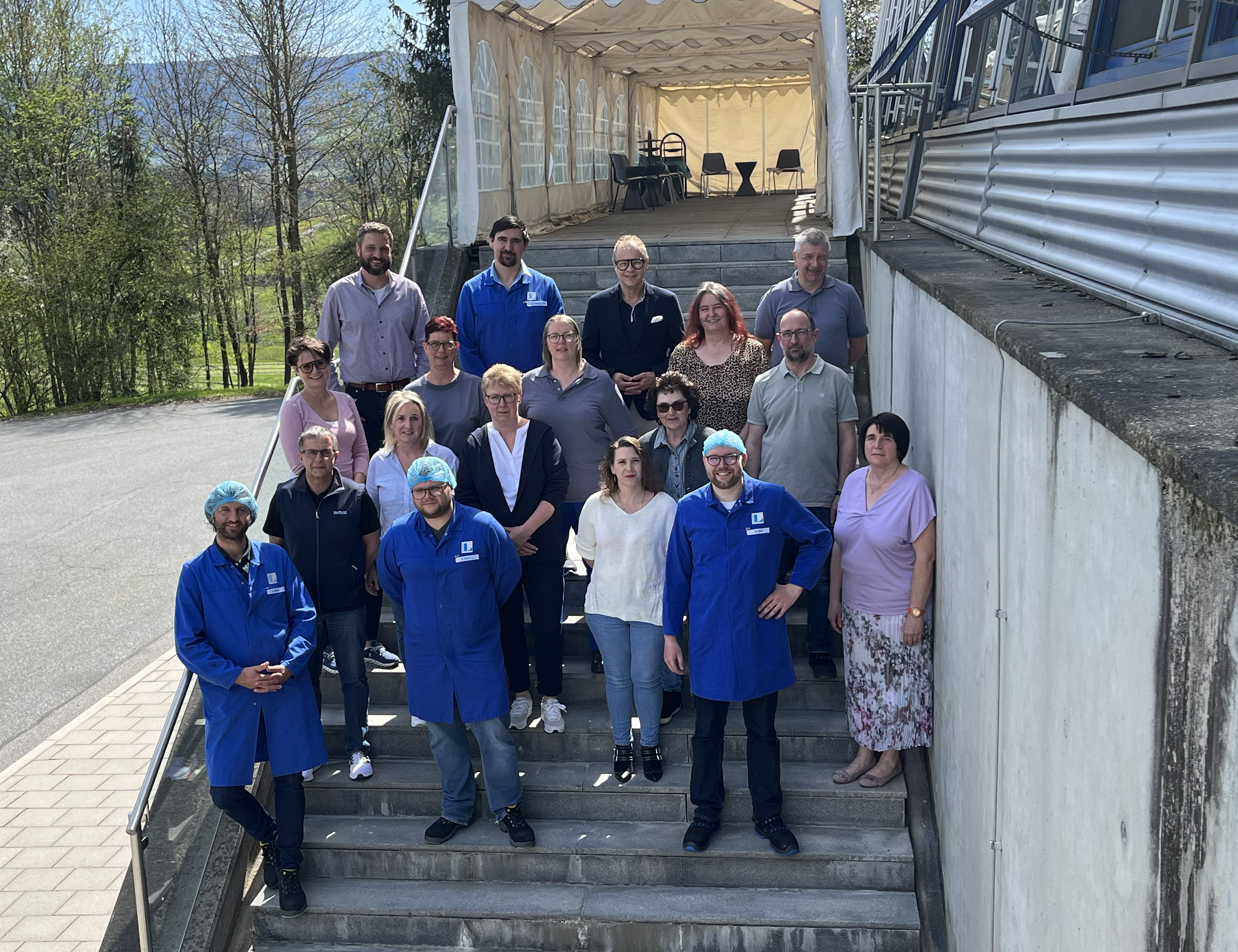 Jubilare blicken auf viele Jahre LINHARDT zurÃ¼ck!