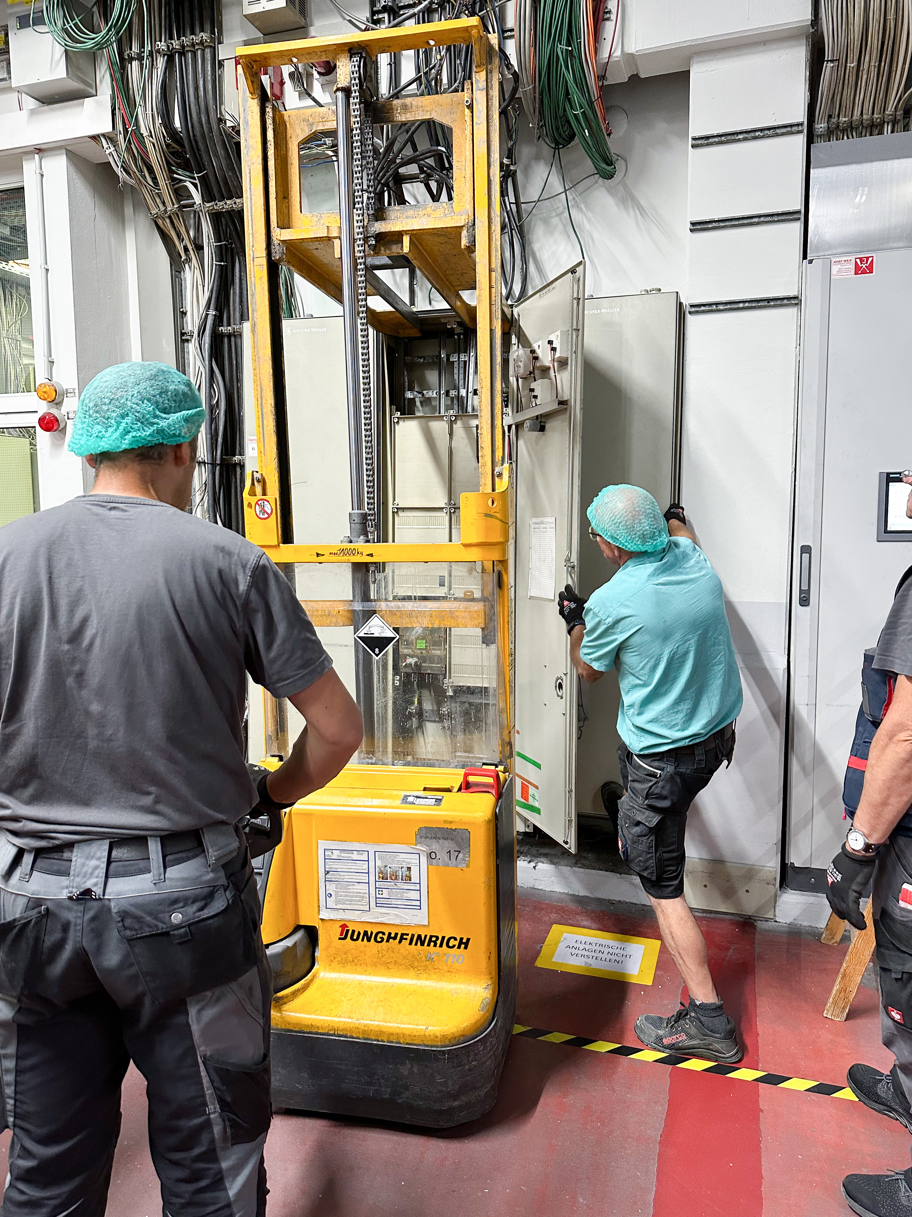 Trafowartung in Viechtach