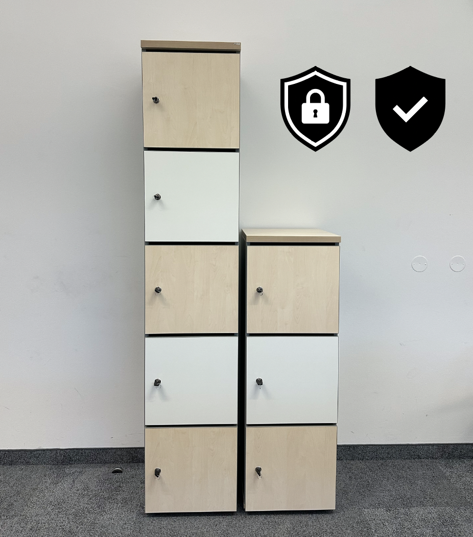 AbschlieÃŸbare FÃ¤cher fÃ¼r unsere Besuchszimmer