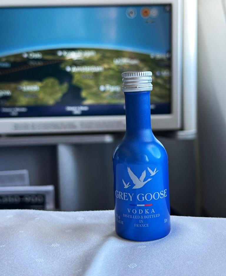 Neulich im Flieger in die USA – made by LINHARDT!