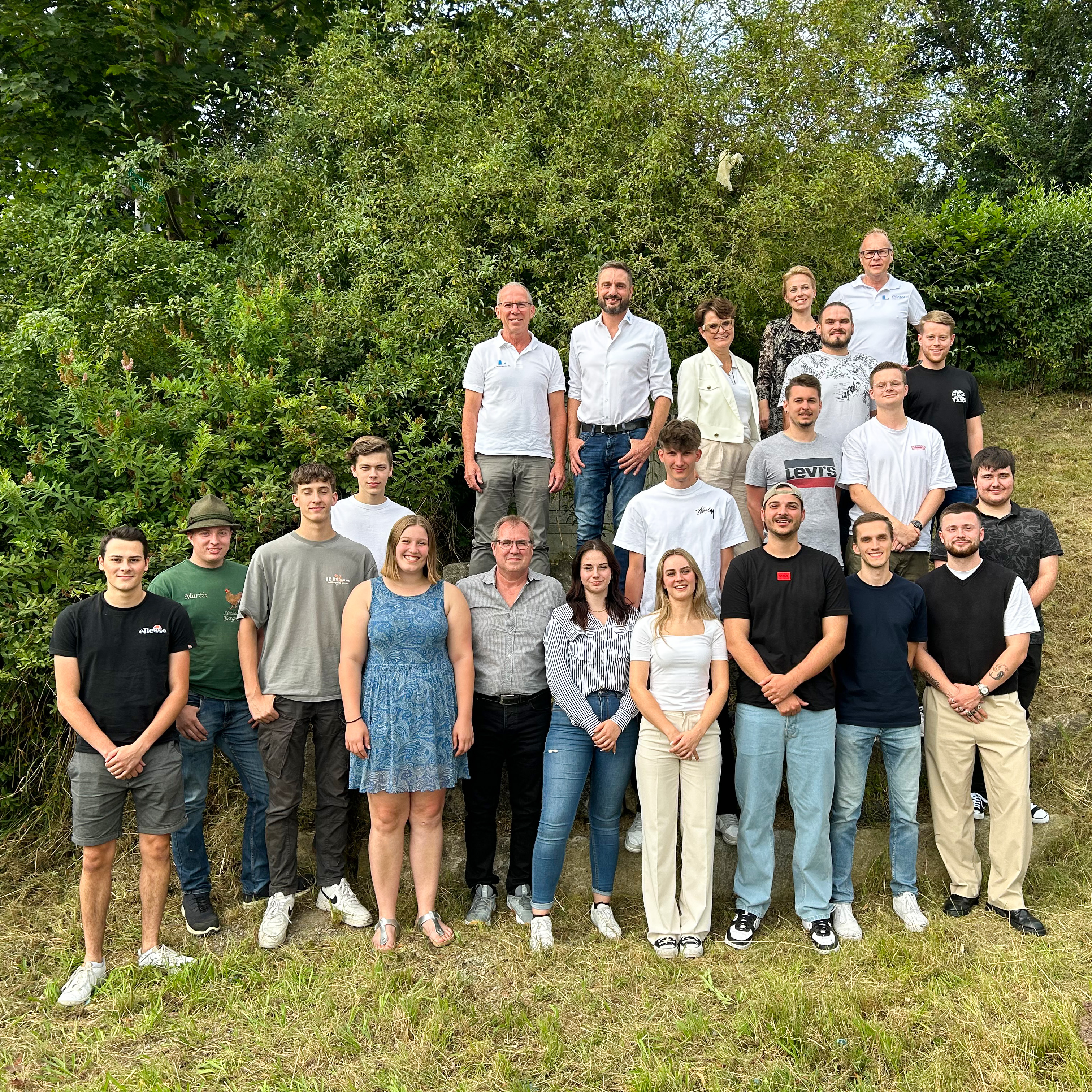 Wir gratulieren zum erfolgreichen Abschluss der Ausbildung!