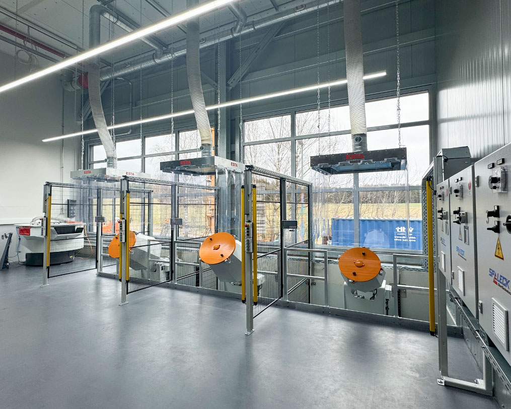 Neuer Rondenmischraum in der Erweiterung der Clean Factory