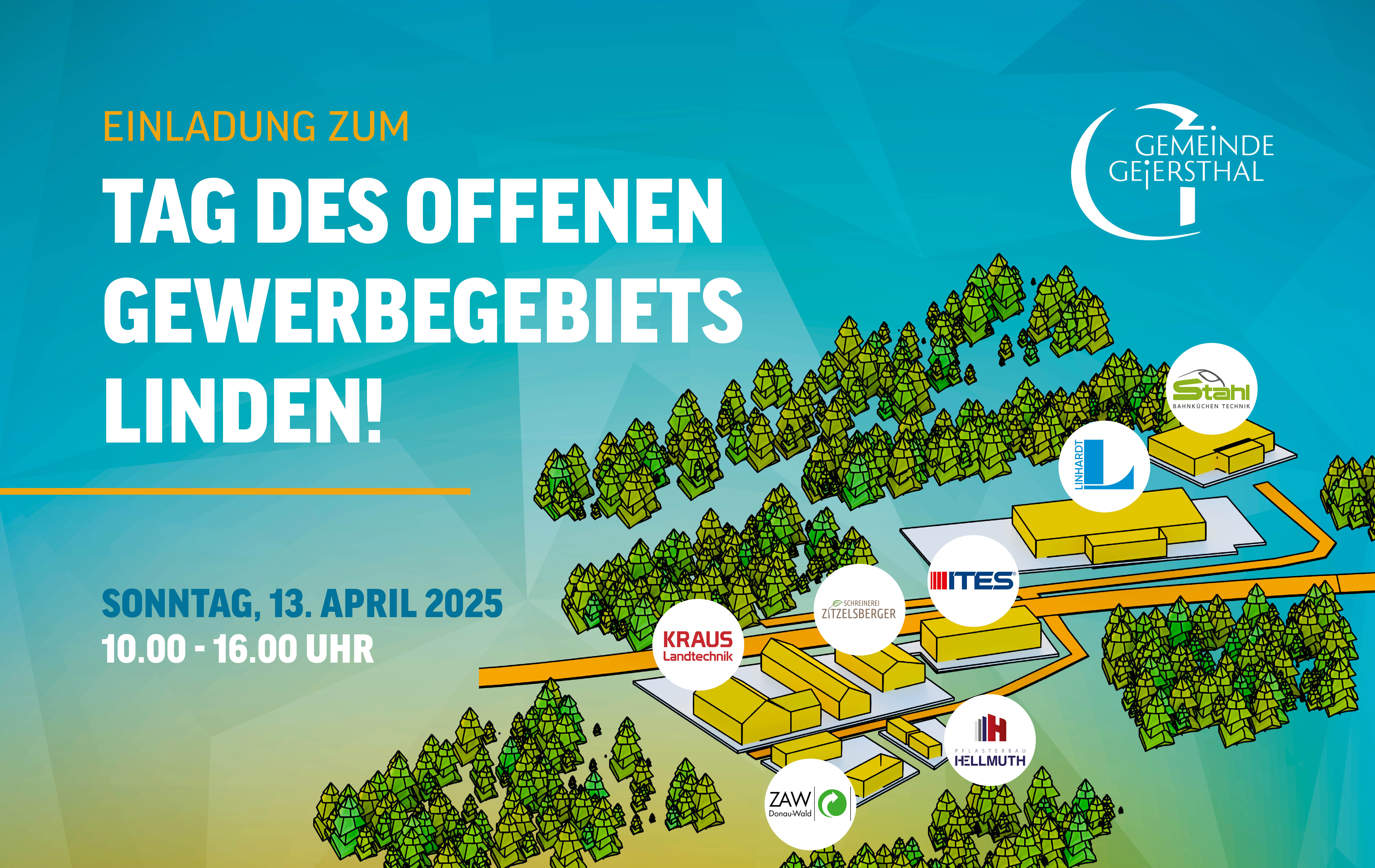 Tag des offenen Gewerbegebiets in Linden am 13.04.2025!