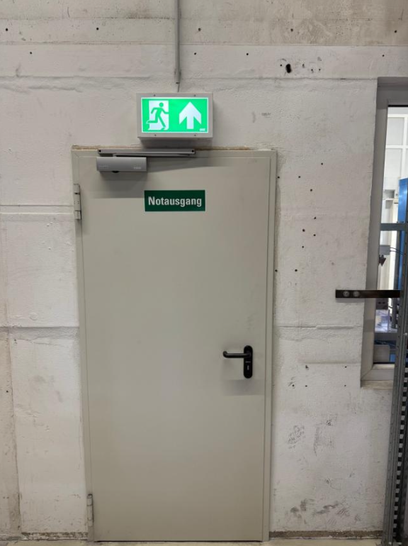 Flucht- und Rettungsweg Kennzeichnung